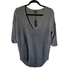 NWT Gray Express Sweater